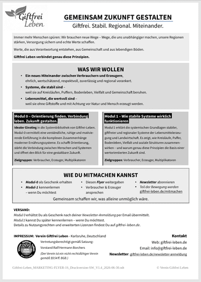 Marketing‑Flyer (SW) 1 Bild des Marketing-Flyers in druck-freundlicher Schwarz-Weiß-Version